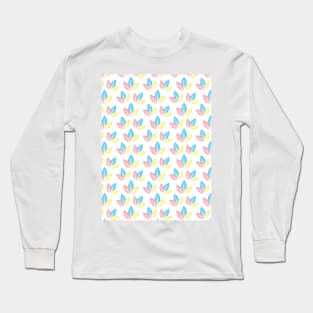 Leaf Pattern Long Sleeve T-Shirt